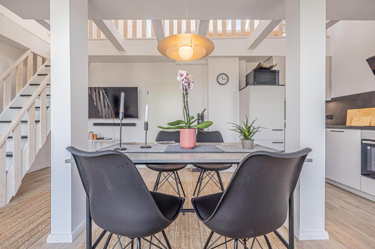 Fewo1846 - Goode Utsicht - Zentral Gelegene Maisonettewohnung Mit Einem Schlafzimmer 플렌스부르크 외부 사진