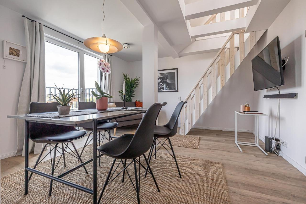 Fewo1846 - Goode Utsicht - Zentral Gelegene Maisonettewohnung Mit Einem Schlafzimmer 플렌스부르크 외부 사진